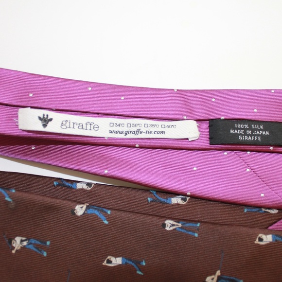 Japanese Silk Golf Swing Color Block Tie - Picture 2 of 3